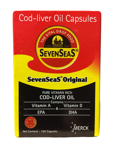 <b>SEVEN SEAS</b><br>Original Cod Liver Oil Capsules