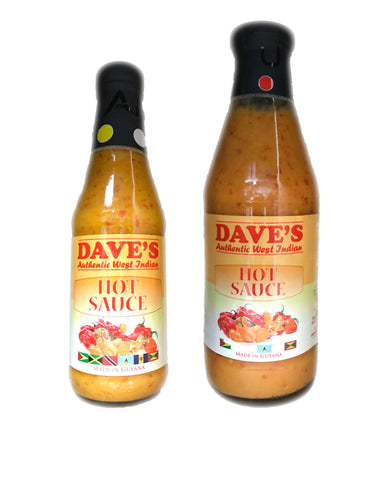 <b>DAVE'S</b><br>Authentic West Indian Hot Sauce
