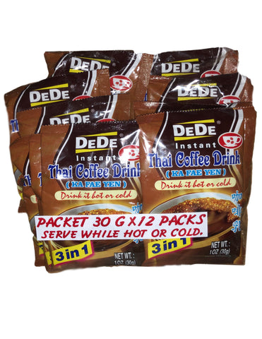 <b>DEDE</b><br>Instant Thai Coffee Drink (3 in 1)