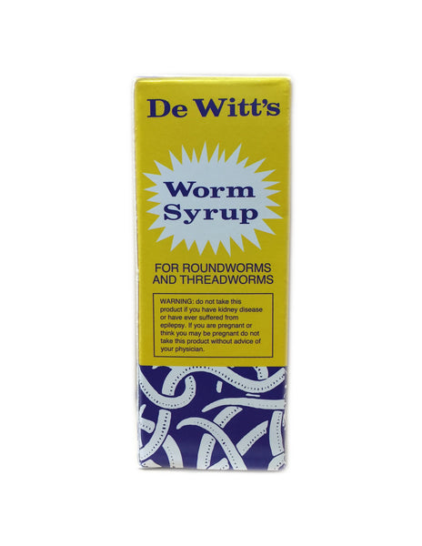 <b>DE WITT'S</b><br>Worm Syrup