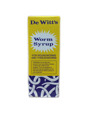 <b>DE WITT'S</b><br>Worm Syrup