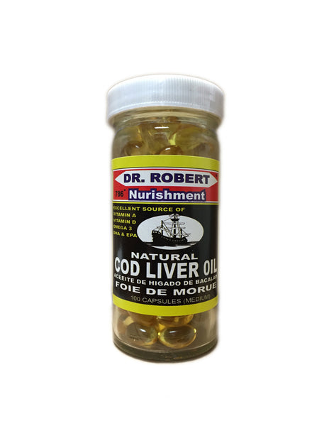 <b>DR. ROBERT</b><br>Natural Cod Liver Oil