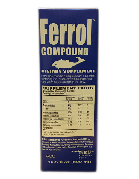 <b>FERROL</b><br>Dietary Supplement