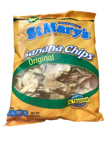 <b>ST MARY'S</b><br>Original Banana Chips