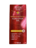<b>SEVEN SEAS</b><br>Delicious Orange Flavour Cod Liver Oil